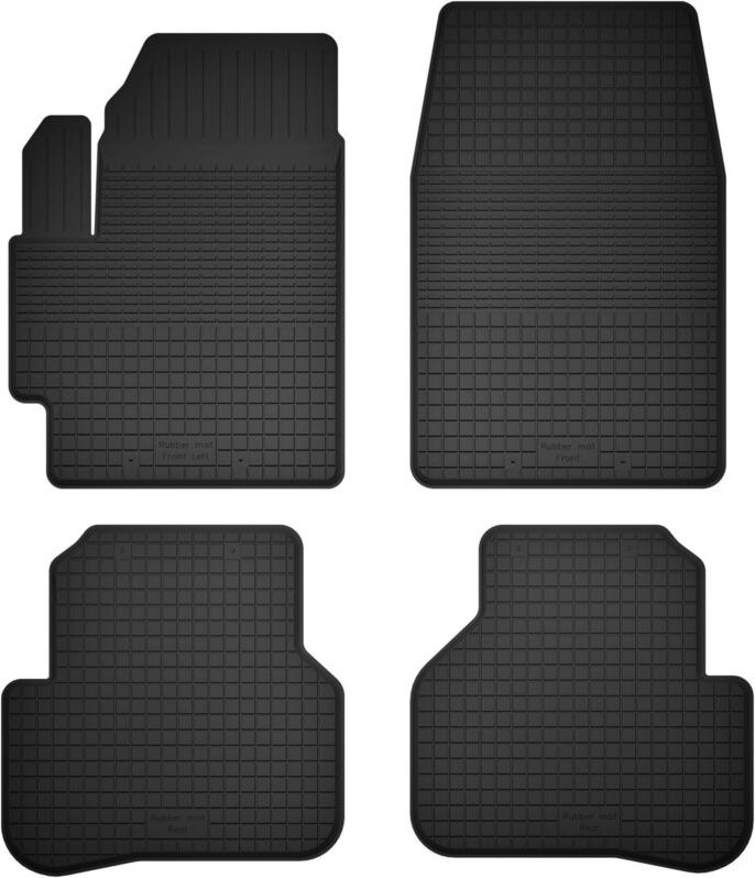 Gummi-Automatten, 4er-Set, Universalmodell: Mazda 3 I BK Fließheck (2003-2009)