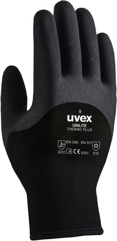 UVEX Kältesch.-Handschuh unilite thermo+ Gr. 8 Polymer schwarz, 6059.2