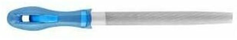 Werkstattfeile DIN7261E halbrund spitz 250 mm Hieb 1 Pferd