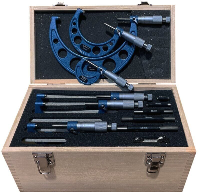 MIB - Bügelmessschraubensatz mit rundem Bügel 150-300 mm