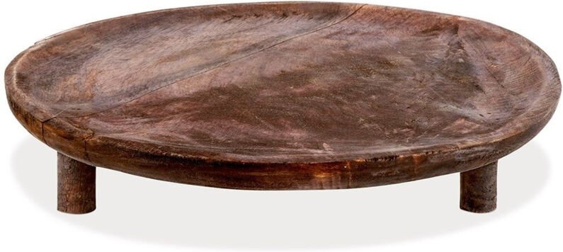 Servierbrett aus Holz auf Beinen 30 cm