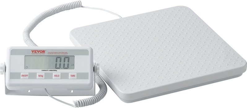 VEVOR Tragbare medizinische Waage, professionelle Arztwaage zum Wiegen – mit rutschfester Plattform, 2 Einheiten, Hold- ...