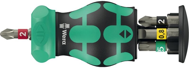 Magazinbithalter kk Stubby Magazin ra 2 6-teilig bzt Schlitz/PH/PZ/TORX®