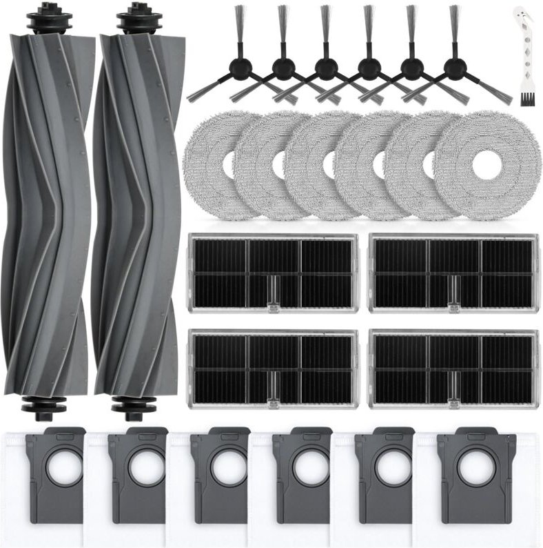 25 Stück Zubehör für Dreame L10s Pro Ultra Heat / L10s Ultra Gen 2 / X30 Ultra / L40 Ultra AE/Mova E30 Ultra Staubsauger...