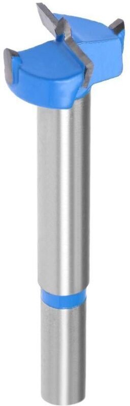 21 mm Hartmetall-Bohrer für Holzlochsägen, zum Bohren von Scharnierlöchern für die Holzbearbeitung (blau, grau)