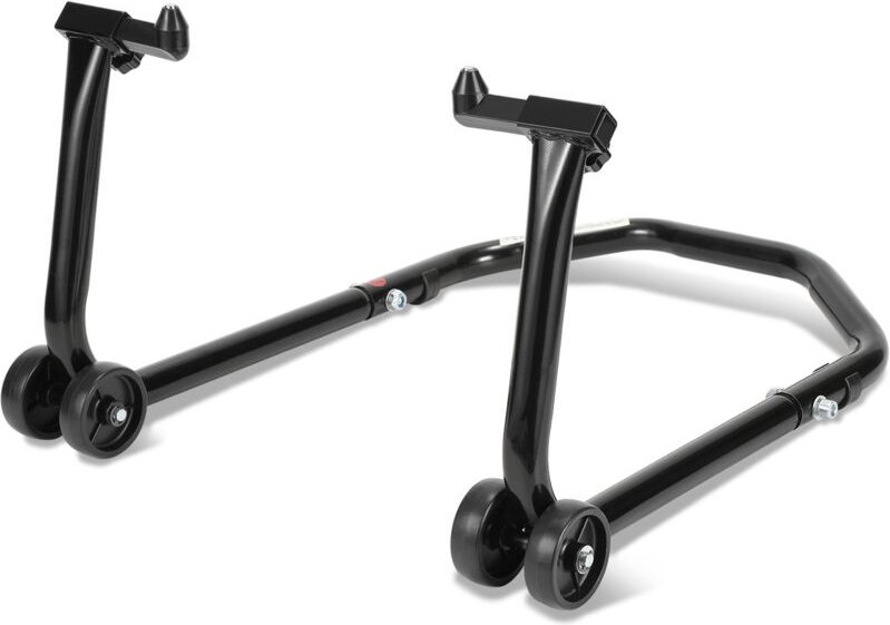 TolleTour Motorradständer vorn Motorrad Montageständer Transportständer Schwarz Belastbar bis 300 kg pro Ständer