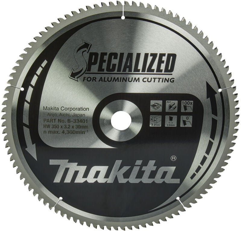 Sägeblatt specialized 350x30x100Z - Makita