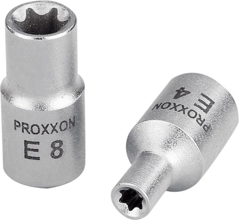 Aussen Torx Einsatz Nuss E5 Antrieb 6,3mm 1/4' CrV Stahl - Proxxon