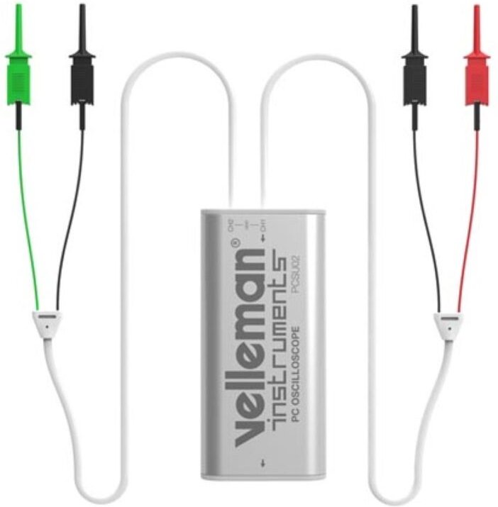 Velleman - Mini-PC-Oszilloskop, 2 Kanäle, mit USB-Anschluss