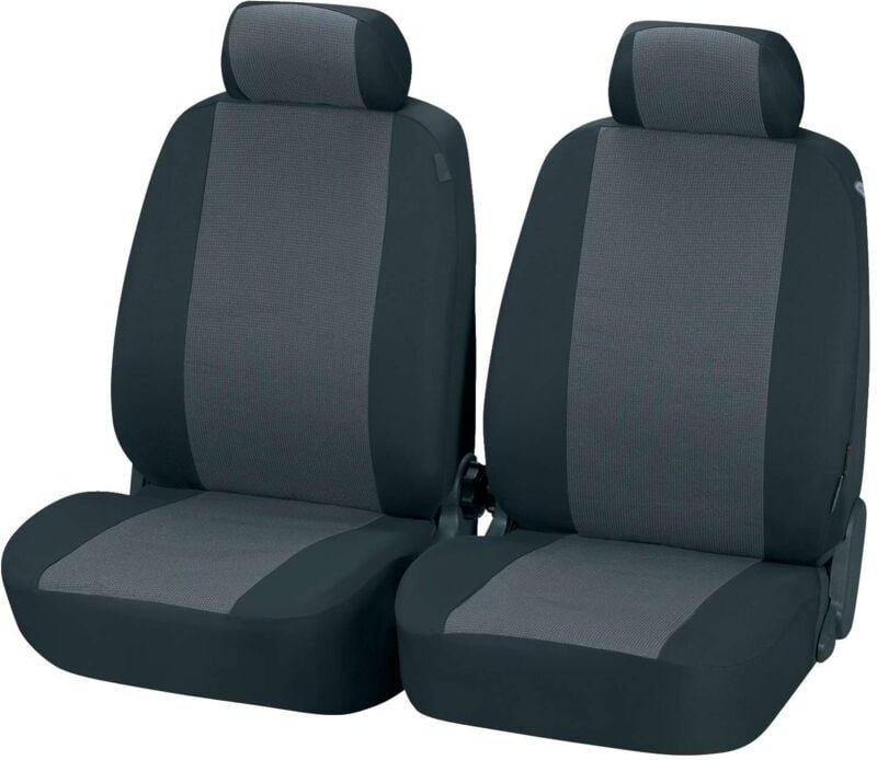 Walser - Autositzbezüge Pineto grau für zwei Vordersitze 6-teilig Sitzbezug