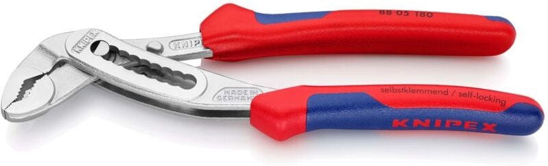 Knipex - Alligator 88 05 180 Wasserpumpenzange Schlüsselweite (Metrisch) 36 mm 180 mm