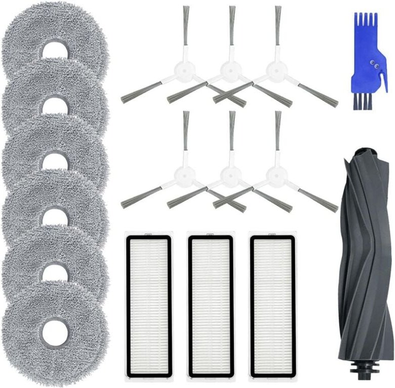 Für L10S Ultra/X10 Plus, Hauptseitenbürste HEPA-Filter Mopptuch