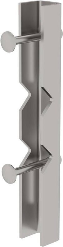 Munk - Günzburger Steigtechnik Schienenbefestigung für Steigbügel Edelstahl - 077566