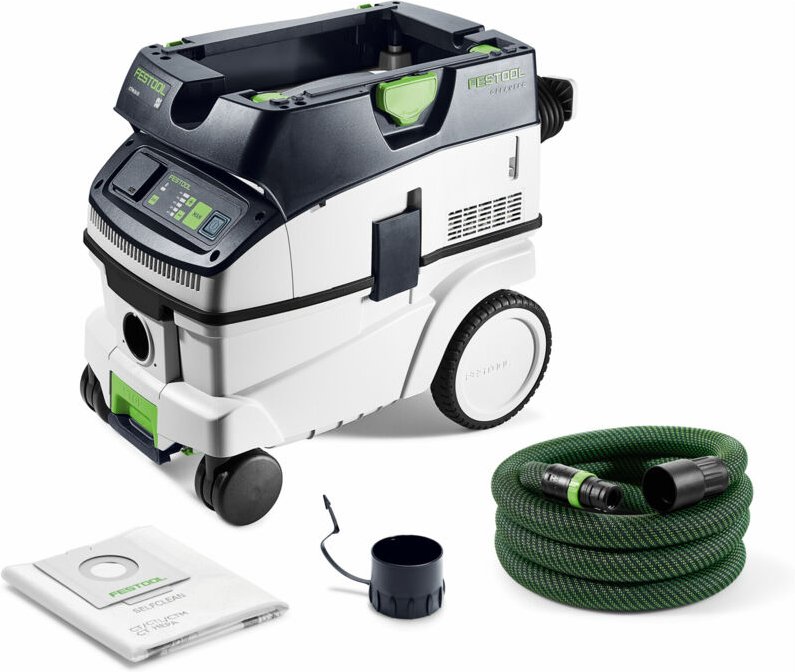 Absaugmobil cleantec ctm 26 ei, inkl Hauptfilter Filtersack Saugschlauch - Festool