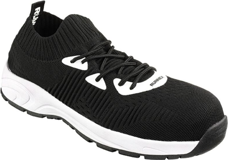 RUNNEX® S1 Sicherheitshalbschuhe SportStar schwarz/weiß, 5111 Gr. 46