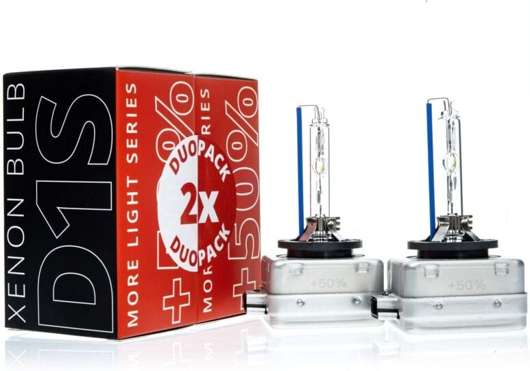 D1S Xenon-Birnen 35W 4800K 85V +50% Lichter, 2 Stk.