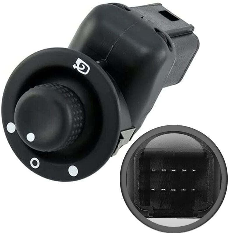 Spiegelknopf für Clio 3 4 Scenic Captur Modus, Außenspiegelverstellschalter, Klapp- und Einklappspiegel 8200676529 82002...