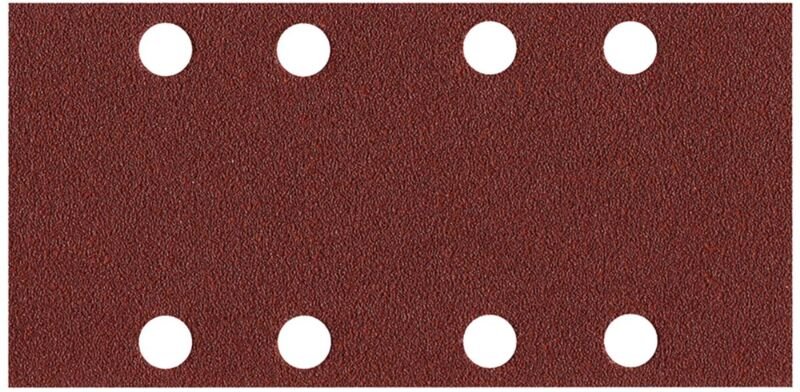 Makita Schleifpapier 80 x 166 mm, K40, 10 Stk. 80 x 166 mm • K40 • 10 Stk. • 8 Loch