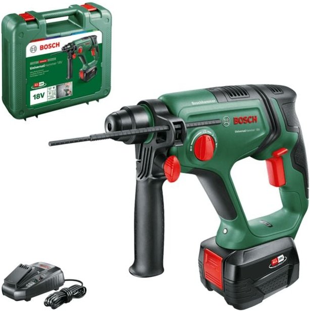 Bosch Akku-Bohrschrauber UniversalHammer 18V (1x Akku 2,5 Ah, 18 V System, Koffer)
