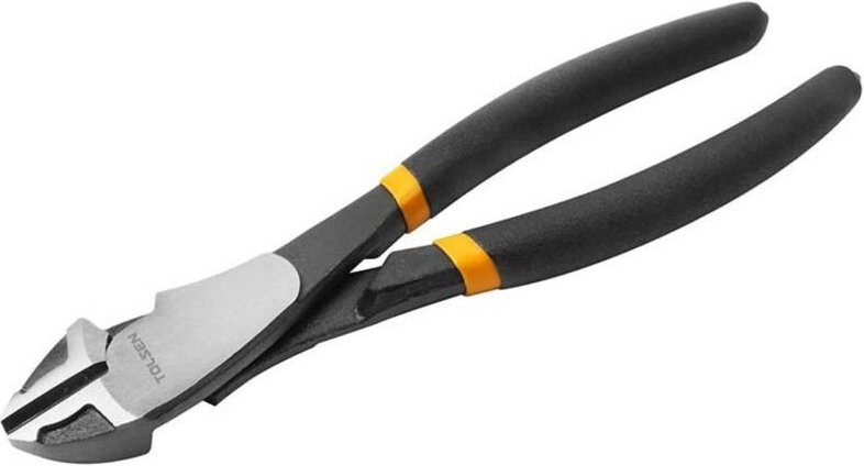 Seitenschneider Plus 200 mm, geschmiedeter Stahl, schwarzes Finish, ergonomisch - BRAND