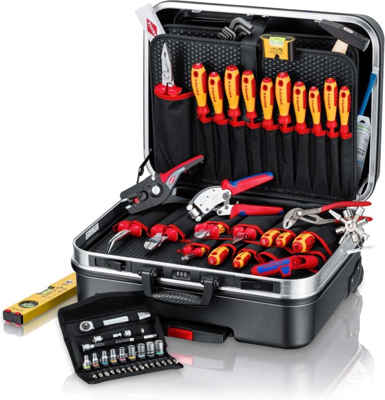 Knipex - Werkzeugkoffer big Basic Move ElektroPlus 68-tlg.