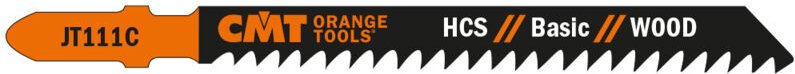 JT111C-5 5 HCS-Holzsägeblätter 100 x 3 x 8 TPI (Gerade/Grob)