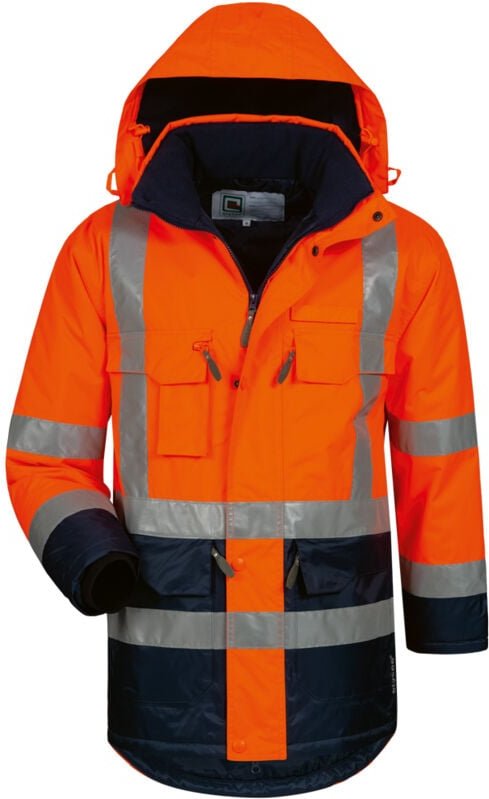 Gr .3XL (66/68) LUIS WARNSCHUTZPARKA ORANGE/MARINE orange LUIS HIGH VIS PARK