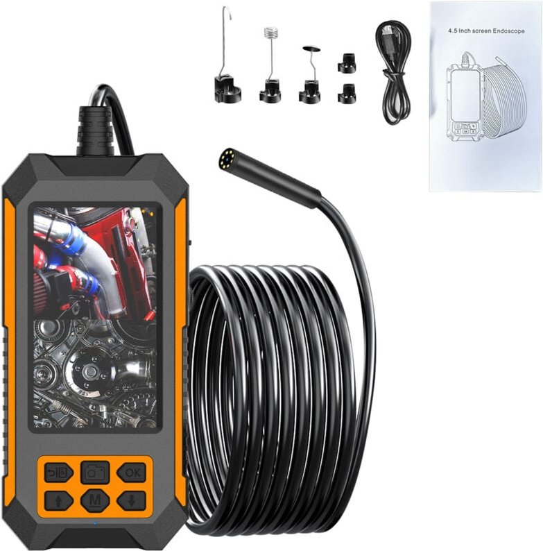 Industrielles Endoskop, 1080p HD-Boorscope-Tools mit 4,5-Zoll - Eosnow