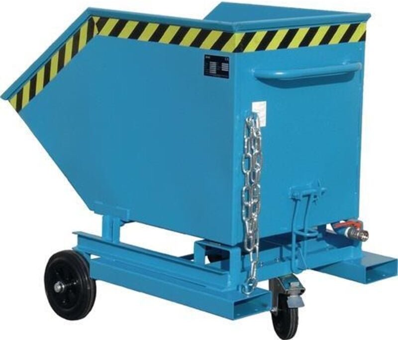 Bauer Späne-Kastenwagen SKW-ET 600, lackiert, Lichtblau