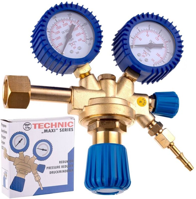 Messing-Druckminderer Für Sauerstoff, Solide Konstruktion, Profi