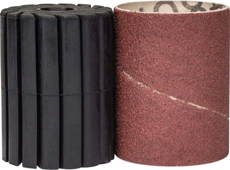 Aufnahmeschaft und Schleifhülsen Set 60 mm 80 für prr 250 es - 1600A0014U - Bosch