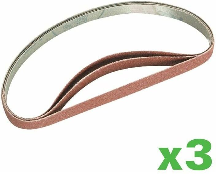 Schleifband Körnung 120, 9x457mm, 3er Pack evo 677563