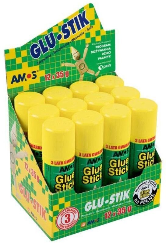 AMOS Klebestift 35g (12 Stück)