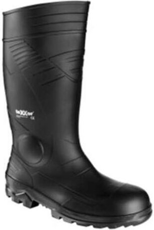 texxor Sicherheitsstiefel S5 PVC schwarz Gummistiefel mit Stahlkappe SRC Stiefel / Arbeitsschuh, 41