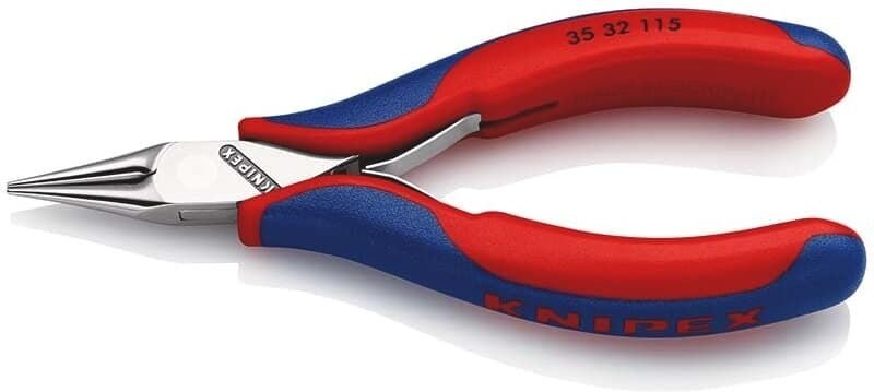 35 32 115 Elektronik- u. Feinmechanik Rundzange Gerade Werkzeugstahl 115 mm - Knipex