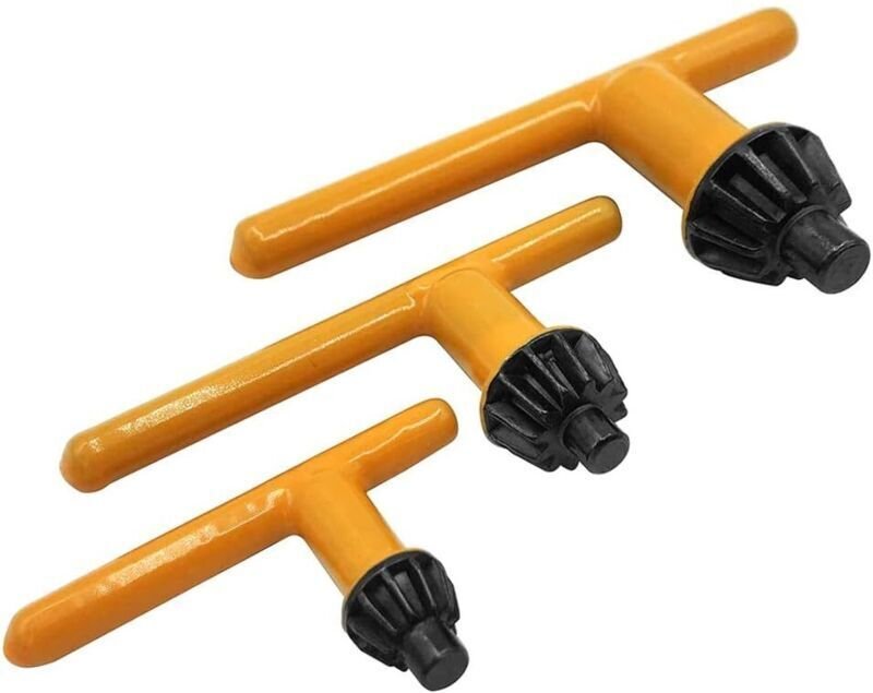 Set mit 3 Bohrfutterschlüsseln, Ersatzteile für Schlagbohrfutterschlüssel, geeignet für 10 mm, 13 mm und 16 mm elektrisc...