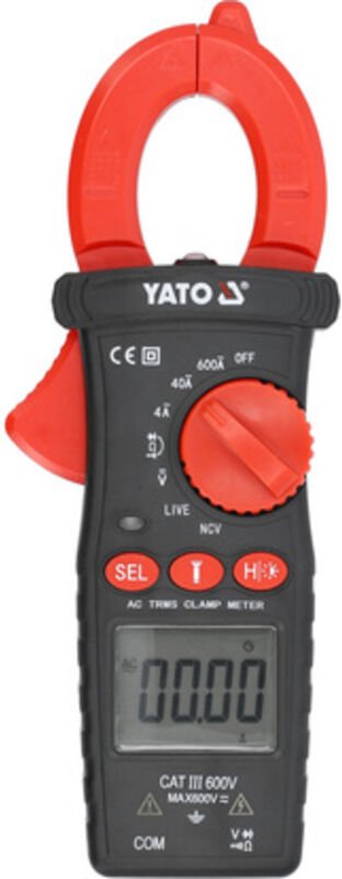 Echteffektivwert-Wechselstrom-Stromzange 600 A – YT-730935