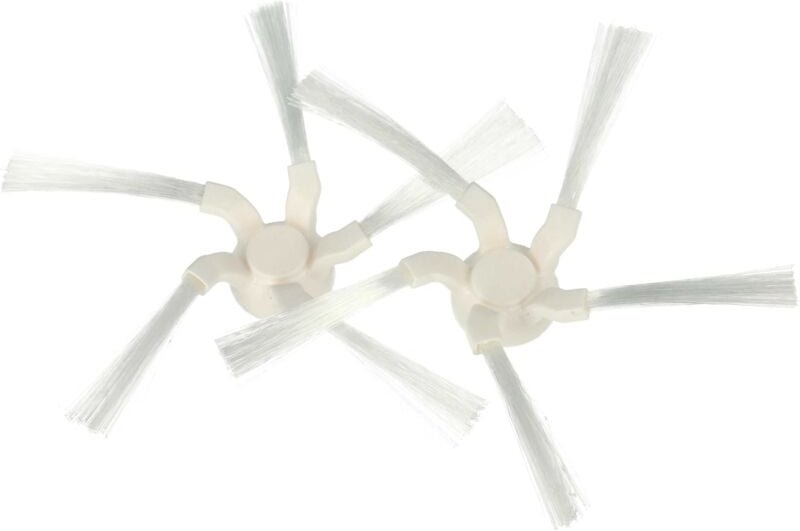 2x Seitenbürste kompatibel mit Dreame W10, W10 Pro Saugroboter - Reinigungsbürsten Set, weiß - Vhbw