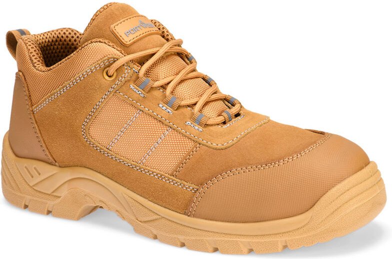 Flache Composite Textil Wildleder Schuhe S1 Sr Fo - Größe 39 - Weizen - Portwest