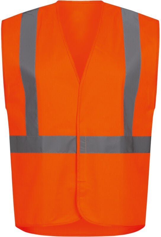 Gr .L(54/56) / XL(58/60) RICHBERT WARNSCHUTZWESTE orange RICHBERT HIGH VISIB