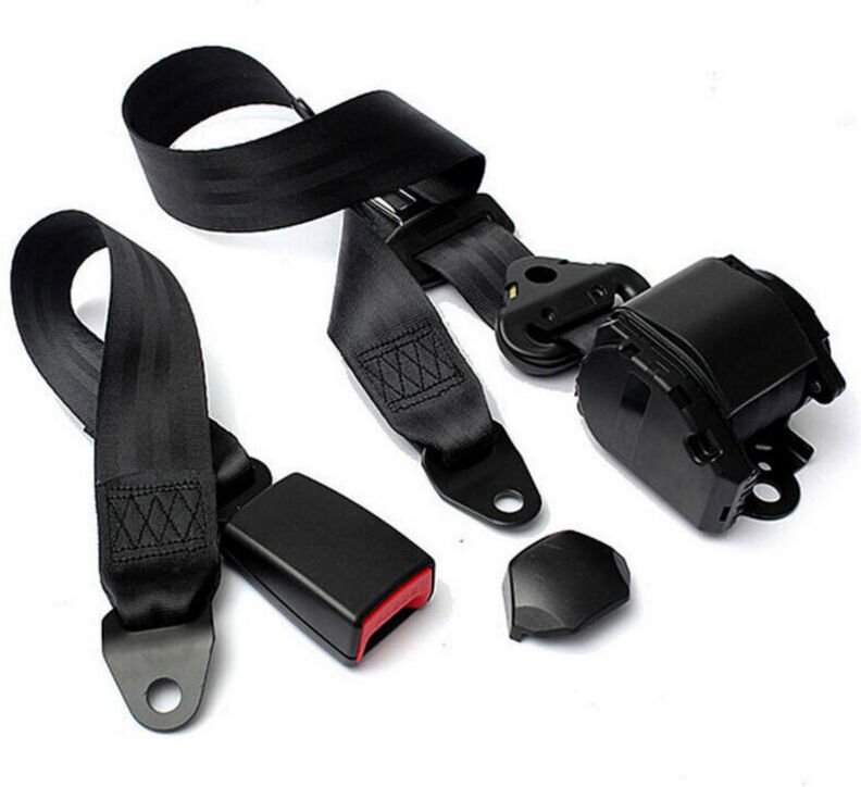 ZVD - Ceinture de sécurité universelle rétractable à 3 points, ceinture de sécurité pour voiture