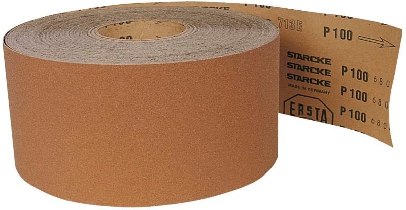 Schwingschleifpapier breite 115 mm Korn 100 1Rolle=50 Meter - Starcke