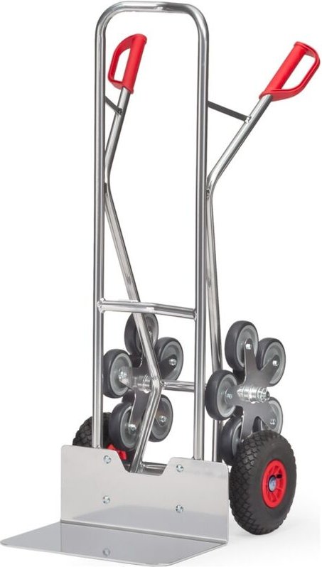 Fetra - Alu-Treppenkarre, Schaufel 480 x 300 mm, Lufträder 260 x 85 und Radsterne