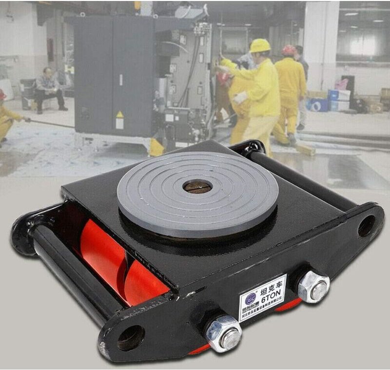 Transportfahrwerk 6T Schwerlastrolle Panzerrollen Industrieroller Praktische Werkzeuge für den Umschlag großer Ladungen