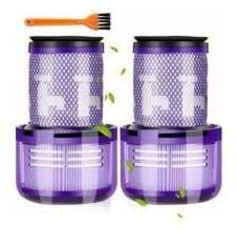 YMYNY 2er-Pack Dyson v12-Filter, für Dyson v12 Slim Absolute Filter-Staubsauger, für Dyson v12 Filter, waschbares HEPA-Z...