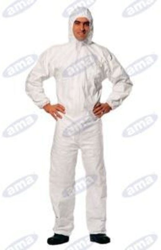 CAT III weiß AMA Polypropylen-Overall
