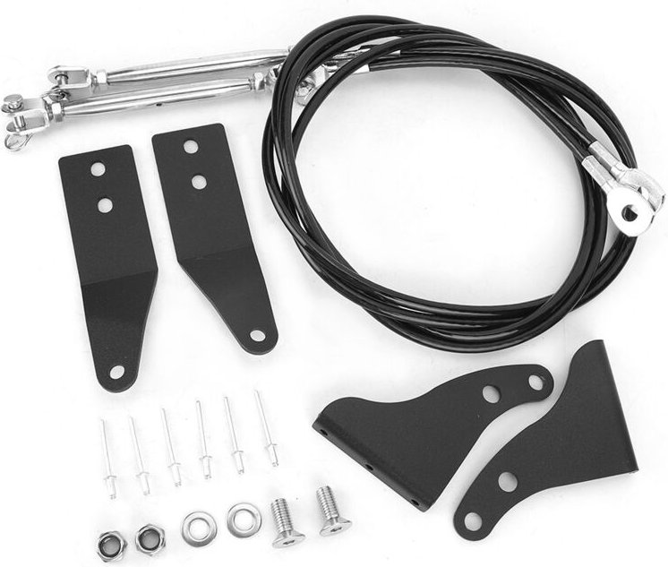 Eosnow Kit für Gliedmaßenerhöhungen aus Eisen und Edelstahl, Ersatz für Windschutzscheibenschutz für TJ 07–18