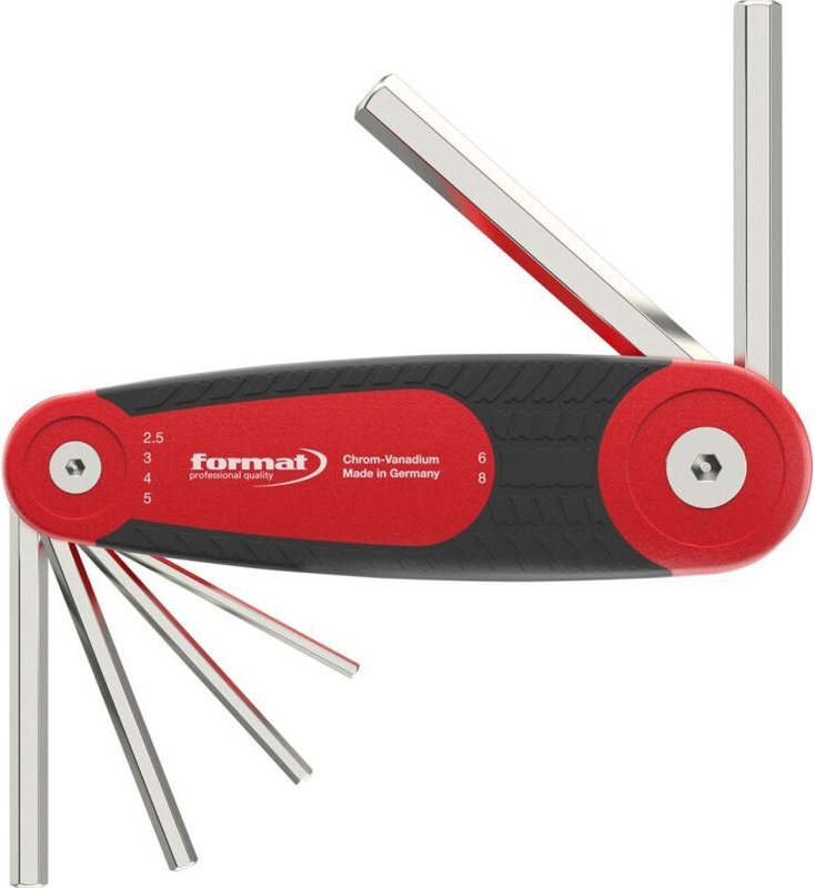 Handklapphalter 6-teilig 2,5-8mm - Format