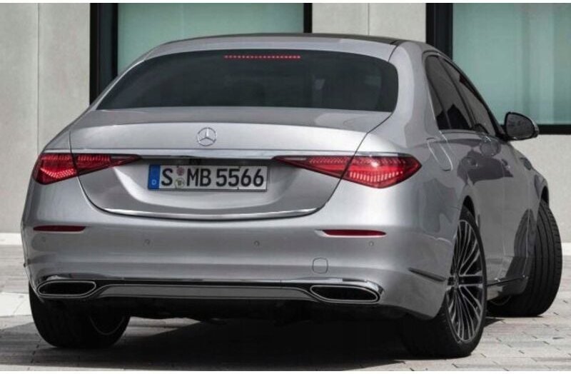 Chrom-Heckklappenverkleidung für Mercedes S-Klasse W223 ab 2020