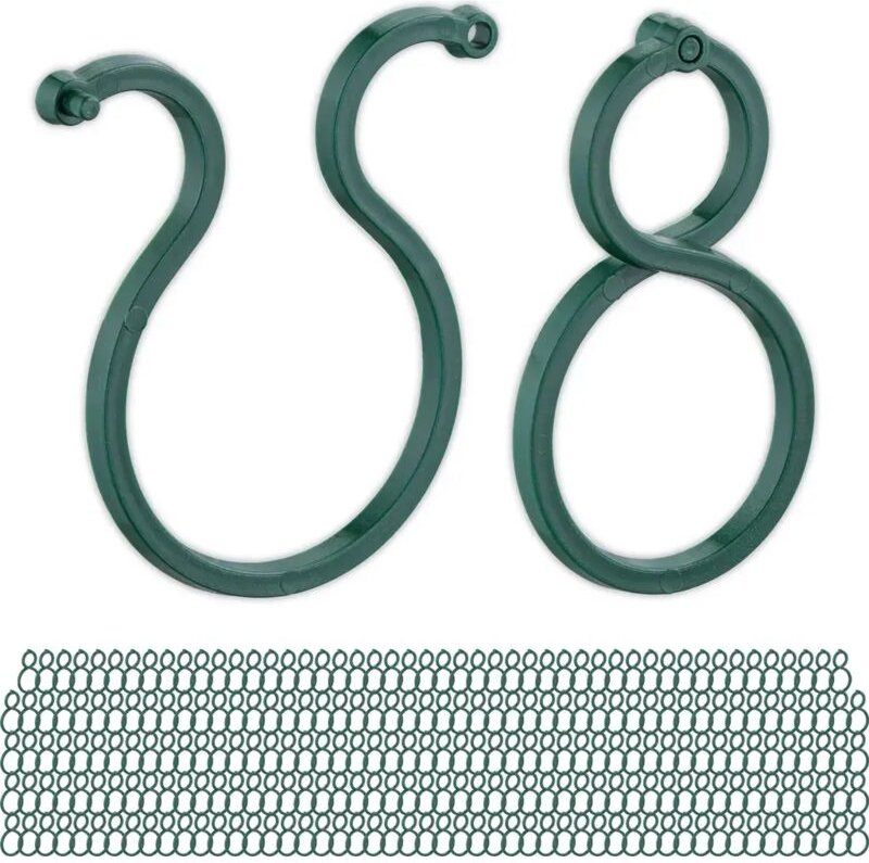 Pflanzenclips Set für Garten – Rankpflanzen-Befestigungsklammern, Kletterpflanzen-Halter für Spaliere, Gewächshaus Pflan...